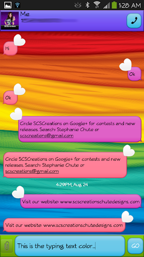 GO SMS - Rainbow 3