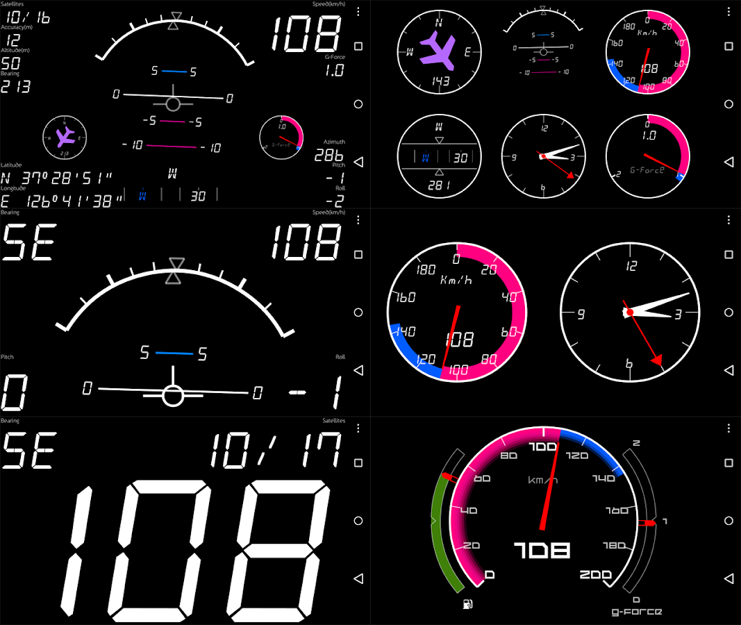 Dashboard Air Speedometer Android Apps on Google Play