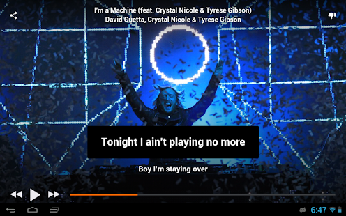 musiXmatch Music Lyrics Player - screenshot thumbnail