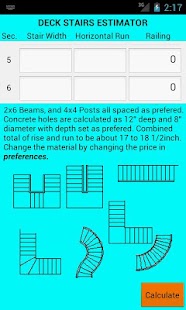 How to mod DECK STAIRS ESTIMATOR 1.1 apk for android