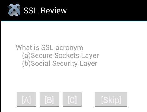 Network Quiz: SSL