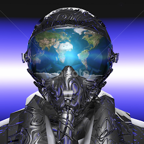 Metallic Pilot by Rico Besserdich - Illustration Sci Fi & Fantasy