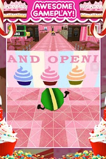 Free Download 3D Girly Girl Cupcake Run FREE APK