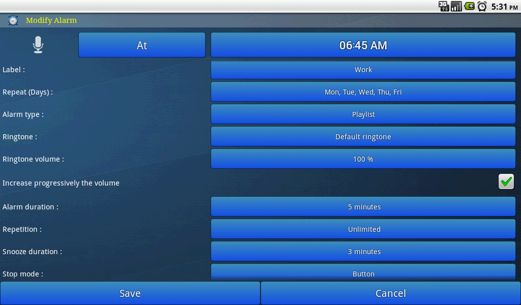    Alarm Plus Millenium- screenshot  