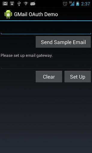 GMail OAuth Demo