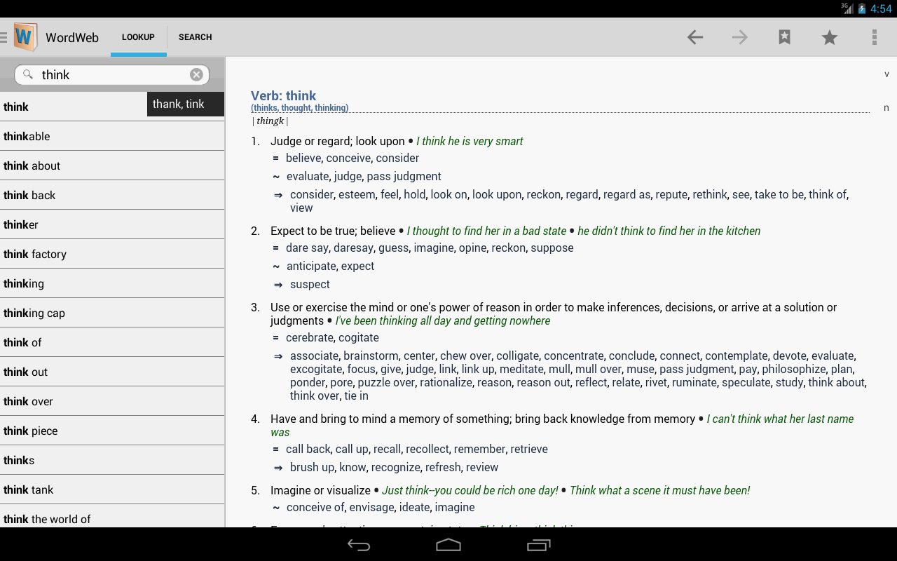 Dictionary - WordWeb - screenshot