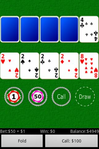 Android application Oasis Poker screenshort