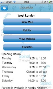 Spinal Changes Osteopath Screenshots 1