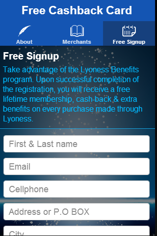 Free Lyoness signup