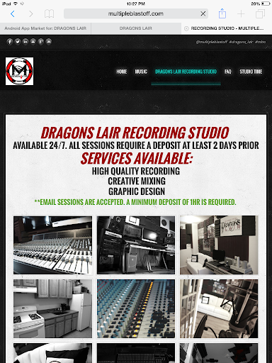 【免費音樂App】Dragons Lair Recording Studio-APP點子