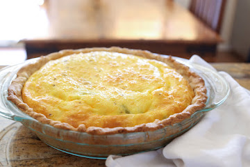 Green Chile Quiche