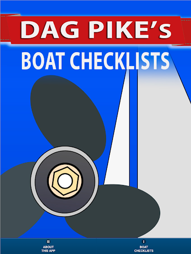 【免費運動App】DAG PIKE'S BOATING CHECKLISTS-APP點子