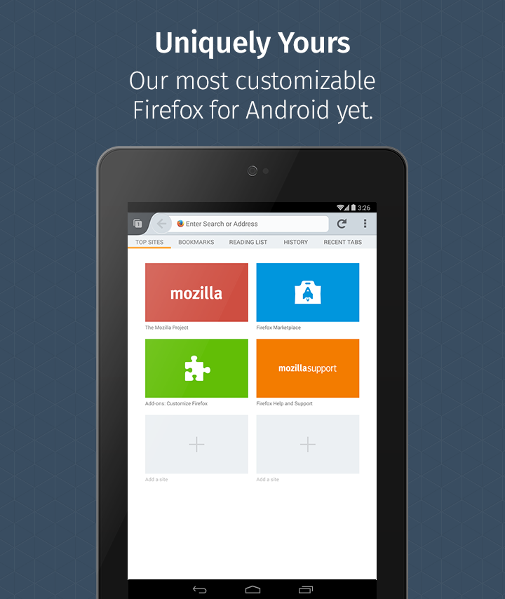 متصفح فايرفوكس لالروبوت - قطة