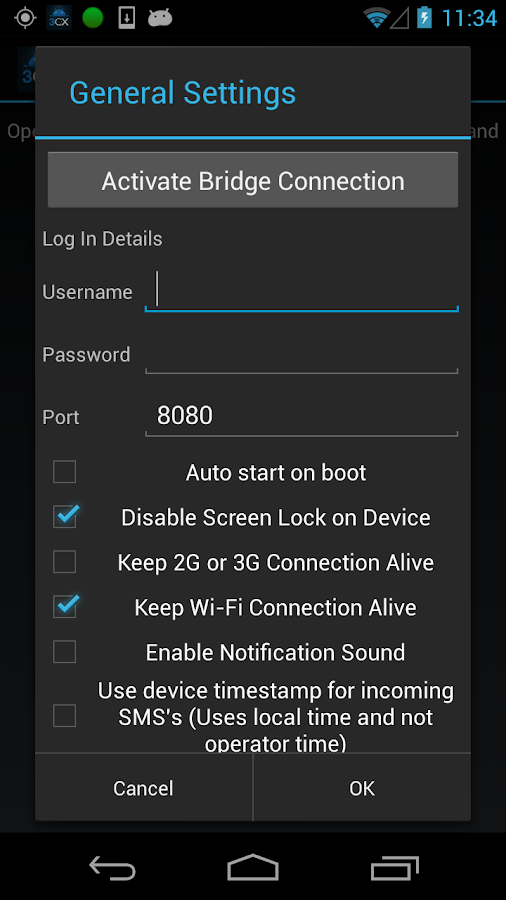3CX DroidDesktop - screenshot