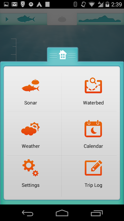 Android application iBobber screenshort