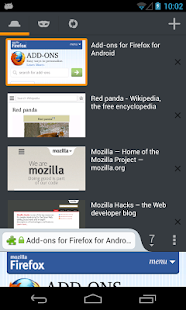 Firefox Browser for Android - screenshot thumbnail