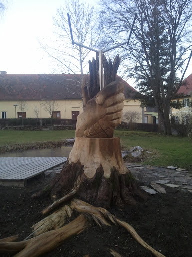 Wooden Shake Hands