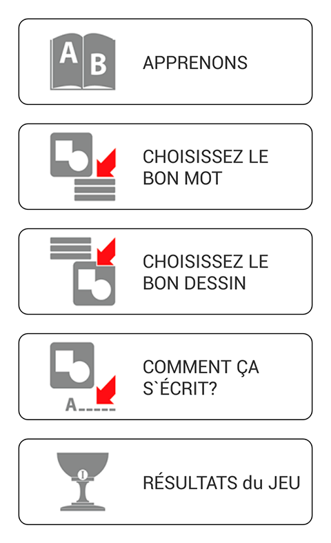 Android application Learn and play. Italian + screenshort