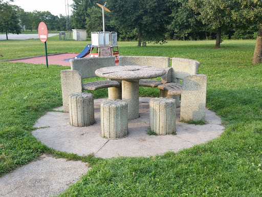 Stone Table and Seats