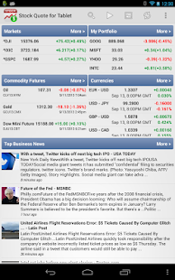 Stock Quote for Tablet Screenshots 8