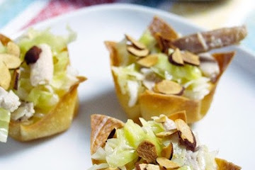 Asian Chicken Salad Cups Recipe