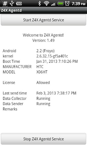 Z4X Agentd for Zabbix