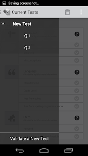 Test Item Checklist Screenshots 3