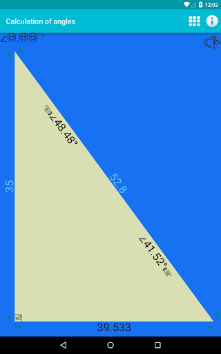 【免費工具App】Calculation of angles-APP點子