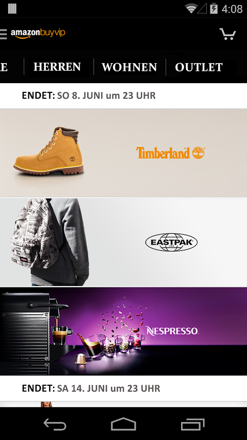   Amazon BuyVIP – Capture d'écran 