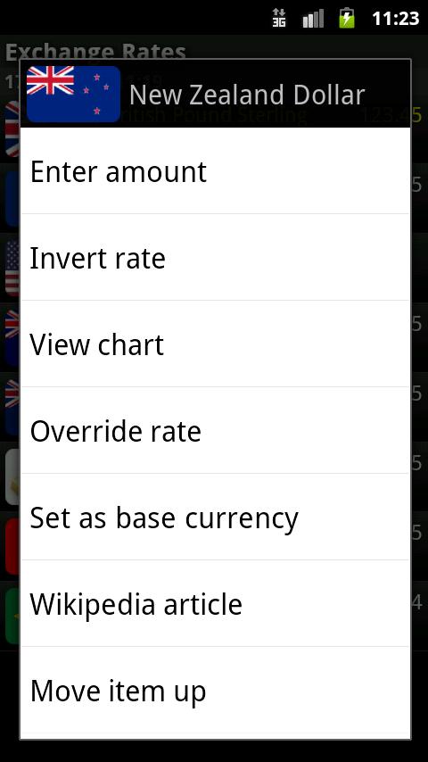 Exchange Rates Android