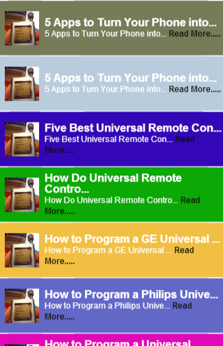 Remote TV Universal Tip