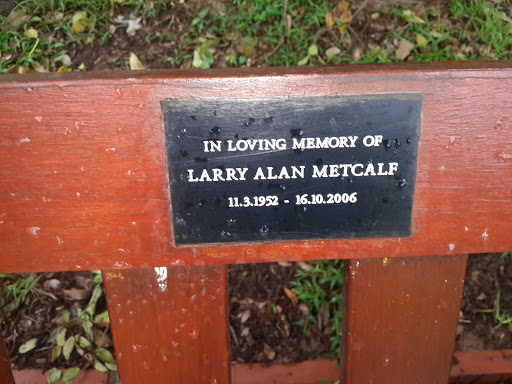 Larry Metcalf Memorial Bench 