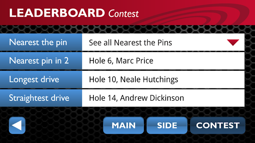 GOLF SCORE LIVE Screen 2