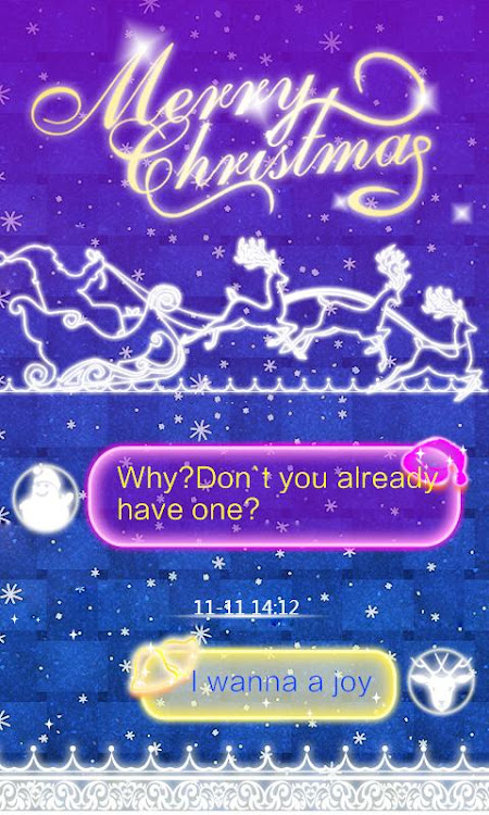 GO SMS MERRY CHRISTMAS THEME - 1.0 - (Android)