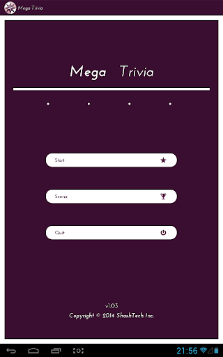 【免費益智App】Mega Trivia-APP點子