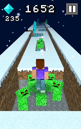 【免費動作App】Creeper Run: Frozen Nights-APP點子