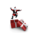 Santa Claus in a Box! logo