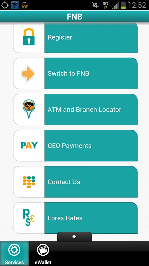 fnb south online banking