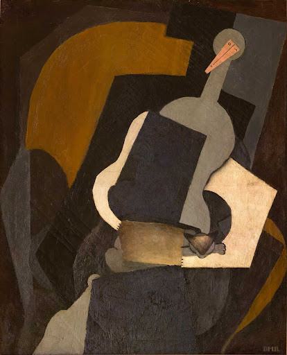 Seated Woman (Woman with the Body of a Guitar)