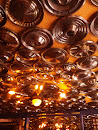 Chuys Mexican Restaurant Hubcap Ceiling 