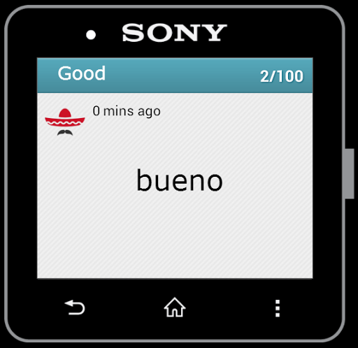 【免費交通運輸App】Spanish Flashcards SmartWatch-APP點子