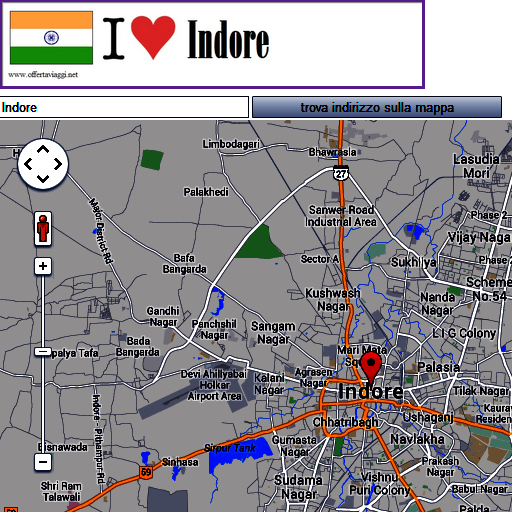 Indore map