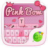 Pink Bow GO Keyboard Theme