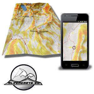 KITZBÜHEL ALPS winter map logo