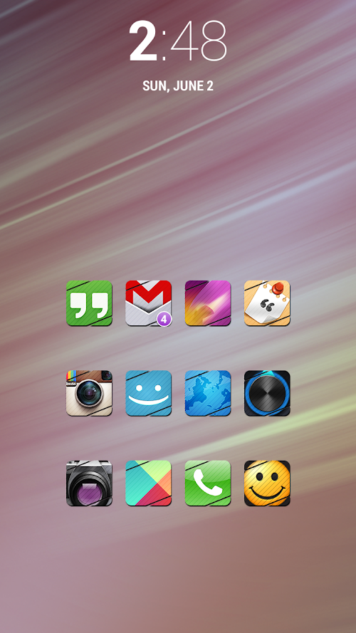 Android application Slash Icon Pack screenshort