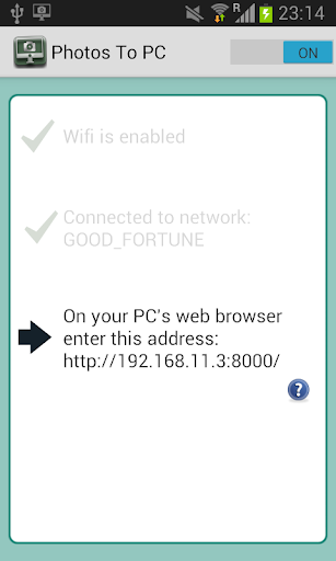 Photos To PC - wifi transfer