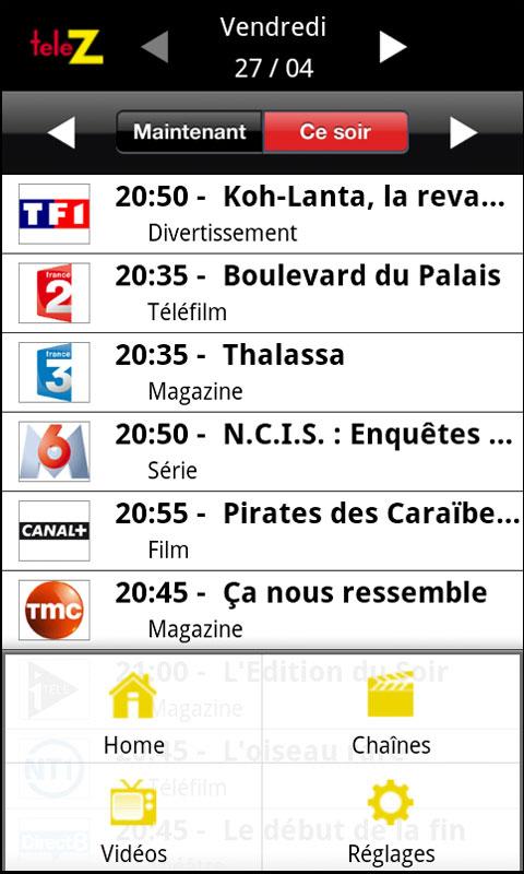 Android application TeleZ screenshort