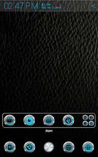 Dark Night Atom theme