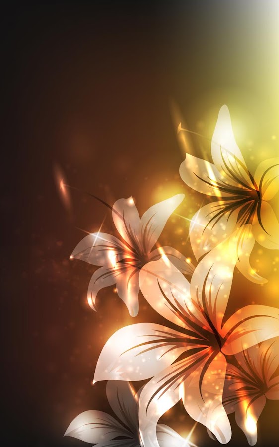 Glowing Flowers Live Wallpaper - Android Apps on Google Play
