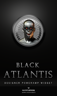 Poweramp Widget Black Atlantis Screenshots 0